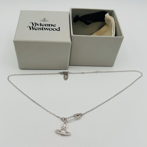 Vivienne Westwood Lucerne Silver Necklace - Picture 1 of 9